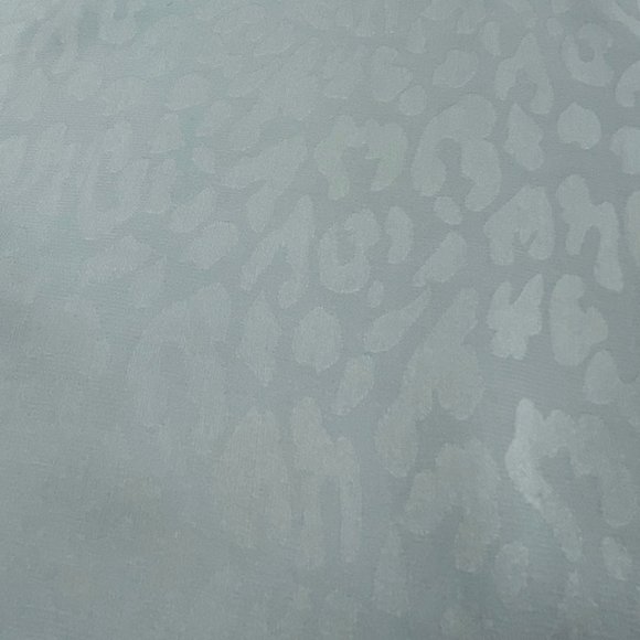 Topshop Gray Blue Flair Sleeve Long Sleeve Cheetah Print Romper size 6 - Picture 6 of 9